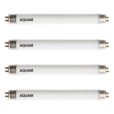 Imagem de kit 4 Luz raio UV-A lâmpada actínica azulada 4W t5 armadilha de Inseto