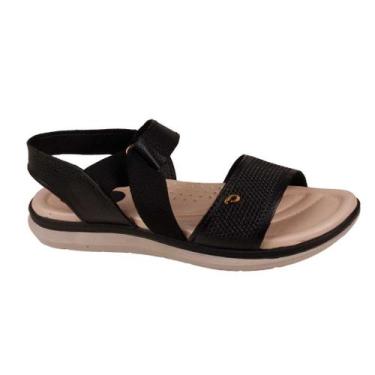 Imagem de Sandália Feminina Flatform Couro Pegada 232835, 36