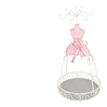 Imagem de Generic Rack de Joias Modelo Impressionante Expositor para Brincos Colar Anéis Organizador para Decoração de Casa (Estrutura de ferro multifuncional)