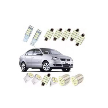 Imagem de Kit Led Pingo Torpedo Polo Hatch Vw Farolete Placa Sedan