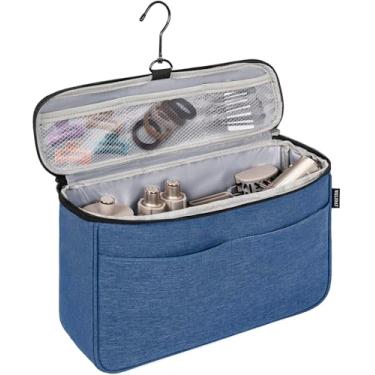 Imagem de WELIDAY Bolsa de Armazenamento de Viagem para Dyson Airwrap Styler, Organizador Portátil com Vários Bolsos (Azul)
