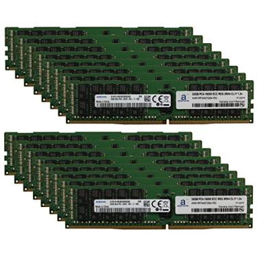 Imagem de Adamanta Atualização de memória de servidor de 512 GB (16 x 32 GB) compatível com Lenovo System x3650 M5 DDR4 2400MHZ PC4-19200 ECC Chip registrado 2Rx4 CL17 1.2V RAM DRAM