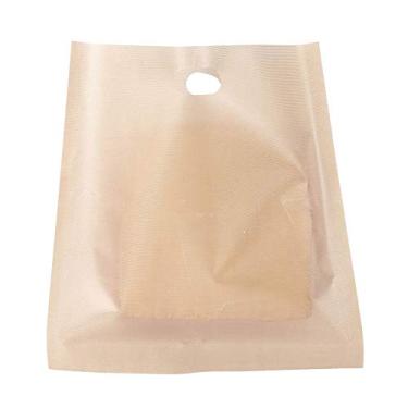 Imagem de GLOGLOW Conjunto de Utensílios de Cozinha Sacos para Sanduíches e Doces, Fibra de Vidro, 6,3 X 6,5 pol., Torradeira Antiaderente Reutilizável de 1 Contagem Nan (16 * 16,5cm)