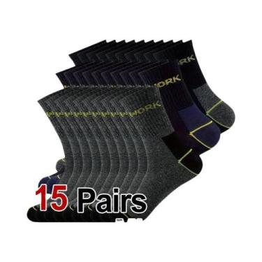 Imagem de Meias De Negócios Masculinas De Alta Qualidade, Cano Médio, 10 a 15 Pa