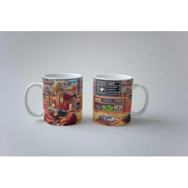 Imagem de Caneca Gamer Todos Os Personagens De Jogos Porcelana 325ml (MOD03)