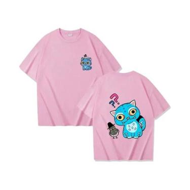 Imagem de Camiseta De Algodão KPOP Demon Hunter Tiger Para Pais E Filhos, Manga 