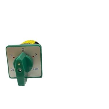 Imagem de Interruptor de circuito de energia do motor 20A 4kw ON-Off-ON 3 posições de comutação elétrica rotativa prata terminal de contato HZ5-20/4 M04 1 peça