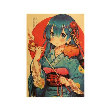 Imagem de Poster Re: Zero Starting Life in Another World Rem Anime Art