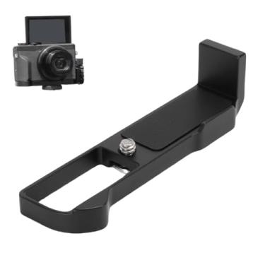 Imagem de Sanpyl Placa de Liberação Rápida L para Câmera G7X Mark III, Montagem de Sapata Fria para Troca de Bateria para Luz de Microfone, tripé de Parafuso de 1/4 Polegadas Compatível (Preta)