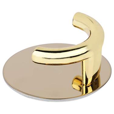 Imagem de Pissente Suporte Adesivo, Aço Inoxidável Liga de Zinco Resistente Capacidade de Carga 4kg Gancho de Parede Porta para Pendurar Roupas Casaco Guarda-chuva na Cozinha Banheiro (GOLD)