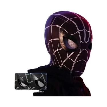 Imagem de Máscara Luminosa Do Homem-Aranha Para Halloween Com Movimento Dos Olho