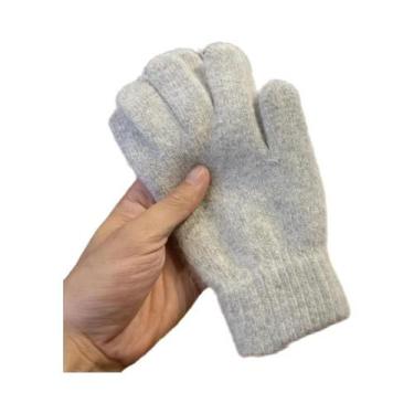 Imagem de Luvas De Lã Tricotadas Em Cashmere Para Mulheres, Quentes Para O Inver