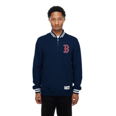 Imagem de MOLETOM NEW ERA QUARTER BOSTON RED SOX MLB MARINHO-Masculino