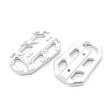 Imagem de Anti-derrapante Para cb300r cb 300 r 2018 2019 2020 apoio para os pés pedal ampliador extensão footpeg(Silver)