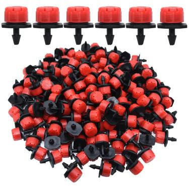 Imagem de Aspersores de jardim - gotejadores de irrigação ajustáveis gotejamento para sistema de irrigação de mangueira de 4/7 mm (cor: 002, comprimento: 100 peças)