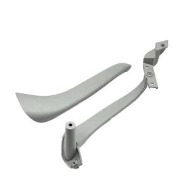 Imagem de Interior do carro frente traseira esquerda direita porta dentro puxar alça com tampa exterior painel guarnição Compatível com benz s classe w220 1998-2003(Gray-Rear Left)