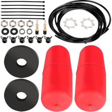 Imagem de Kit de suspensão a ar traseira 60818 compatível com captadores Ram 1500 e 1500 Classic 2009-2022 Kit de mola auxiliar de ar traseiro, até 3.402 kg de capacidade de nivelamento de carga