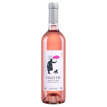 Imagem de Vinho fausto merlot rose 750ml, U