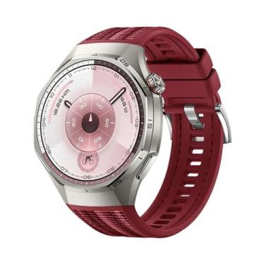 Imagem de Pulseira De Silicone E Nylon Trançado De 46mm Para Huawei Watch GT6 pr