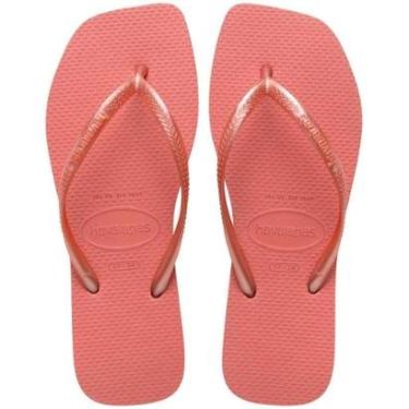 Imagem de Chinelo Feminino Havaianas Tiras Finas Casual Slim Square-Feminino