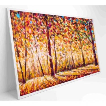 Imagem de Quadro Floresta Ensolarada No Outono Medidas 90x60 Cm Impressão Vidro Acrílico