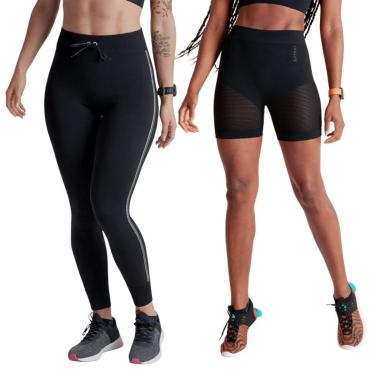 Imagem de Conjunto Lupo Legging Act Seamless + Short Arrastao Feminino-Feminino
