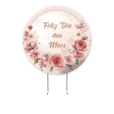 Imagem de Painel de Festa Dia das Mães, Painel Redondo 1,50 , Painel de Festa Re