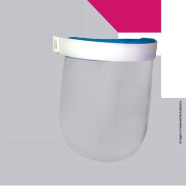 Imagem de Máscara Face Shield - Adulta - Cor Branca - ARTCRYL, Adulto, Branco