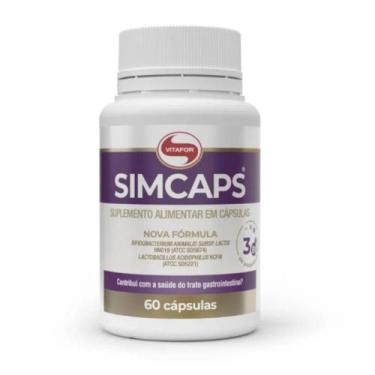 Imagem de Probióticos Simcaps 60 Capsulas Vitafor, Sem Sabor