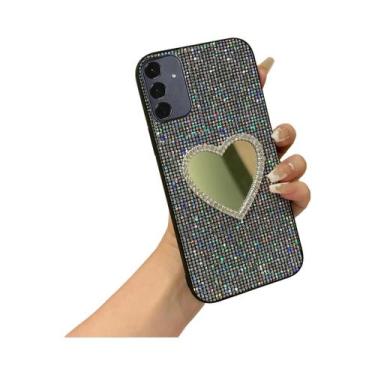 Imagem de Capa De Telefone Em Couro Com Glitter Para Samsung Galaxy A14 A15 A16 
