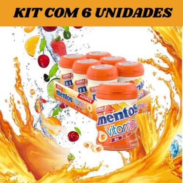 Imagem de Chiclete goma mentos 6 un 56gr - S Açúcar Sabor Intenso. Sabores:Fresh