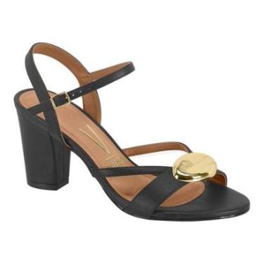 Imagem de Sandália Feminina Salto Bloco Preto Vizzano 6262.1033-Feminino