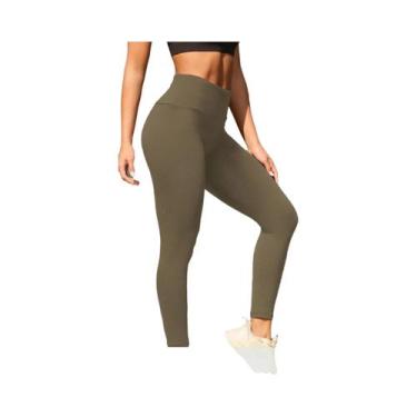 Imagem de Leggings Femininas De Cintura Alta Com Controle De Abdômen, Super Maci