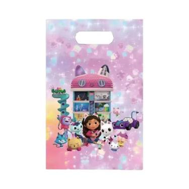 Imagem de Sacolas De Presente Para Festa De Aniversário Infantil Com Tema Gabby 