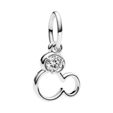 Imagem de Pingente De Prata Esterlina Mickey Minnie Para Mulheres, Charme Rosa, 