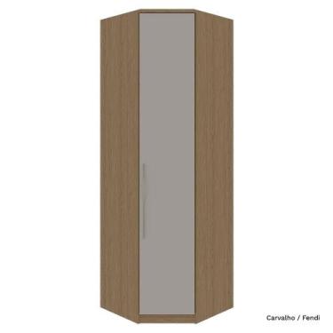 Imagem de Guarda Roupa Modulado 01 Porta 245cm Canto Oblíquo Setiba - Móveis Rim