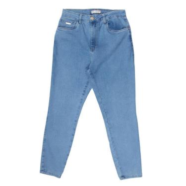 Imagem de Calça Jeans Feminina Max Denim Plus Size Skinny Curve Azul-Feminino