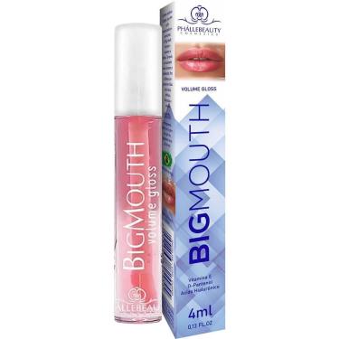 Imagem de Phállebeauty Big Mouth - Gloss Labial Hidrata e Aumenta o Volume Rosa 4ml-Unissex