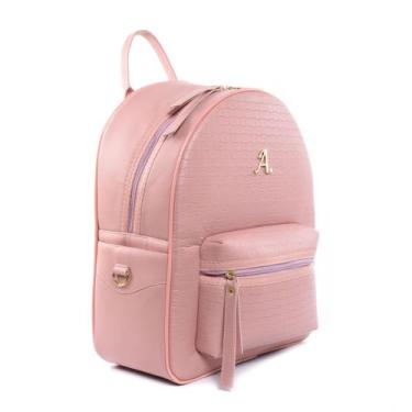 Imagem de Mochila Executiva Feminina Grande Escolar Estilosa Compacta - Alice Fr