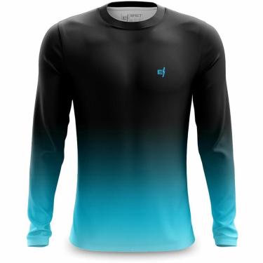 Imagem de Camiseta Manga Longa Masculina Corrida Treino Camiseta Proteção UV Conforto Fitness Academia-Masculino