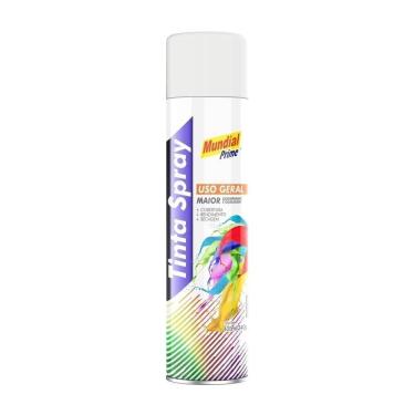 Imagem de Tinta Spray Mundial Prime Uso Geral Branco Fosco 400ml