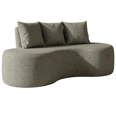 Imagem de Sofa 2 Lugares Organico Ibiza 160 cm Linho Vazzano