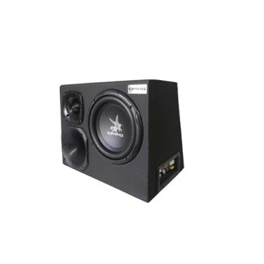 Imagem de Caixa Trio Amplificada Wrms, Corzus, Cxt 300, Amplificadores Multicanal, Preto, 360 X 5...