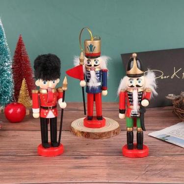Imagem de Boneco Soldado Quebra-Nozes De 13CM, Pingente De Natal, Decoração De M