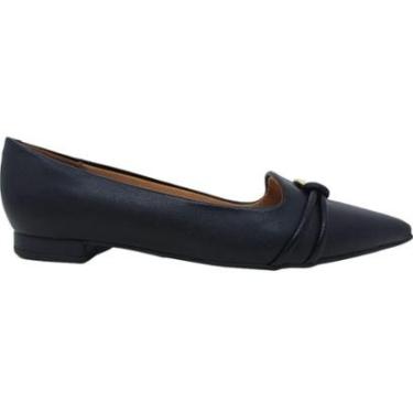 Imagem de Sapatilha Feminina Casual Dia a Dia Passeio Trabalho Bico Fino Salto Baixo Conforto Vizzano 1206.100-Feminino