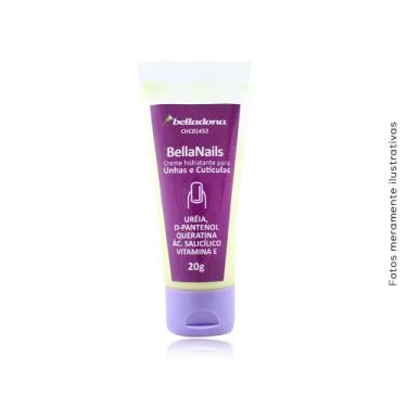 Imagem de Creme Hidratante para Unhas e Cutículas - Bella-Nails - 20g - Farmácia