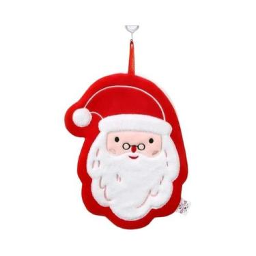 Imagem de Toalha De Mão De Veludo Coral Absorvente De Natal Boneco De Neve, Pano