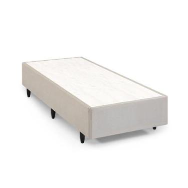 Imagem de Base Cama Box Solteiro Herval Channel Bambu 39x79x198 cm, Bege