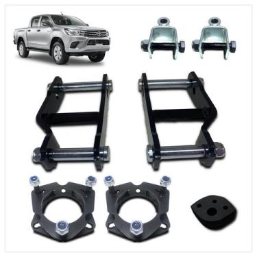 Imagem de Jumelo Hilux 16.. elevar 2pol +Dianteiro e Prolongador Aço - Borfix
