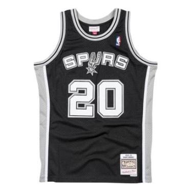 Imagem de Regata Mitchell & Ness Swingman Jersey San Antonio Spurs 2002-03 Manu Ginobili Masculin...